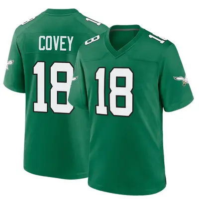 Britain Covey 18 Philadelphia Eagles Super Bowl LVII Champions 2 Stars 2  Stars Youth Game Jersey - Black - Bluefink