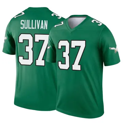 Men's Legend Tre Sullivan Philadelphia Eagles Green Kelly Alternate Jersey