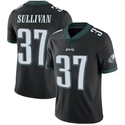 Men's Limited Tre Sullivan Philadelphia Eagles Black Alternate Vapor Untouchable Jersey