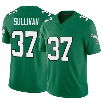 Men's Limited Tre Sullivan Philadelphia Eagles Green Kelly Alternate Vapor F.U.S.E. Jersey