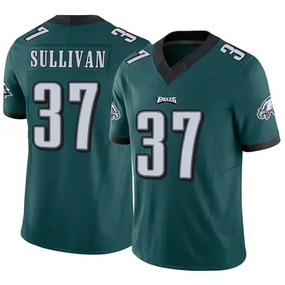 Men's Limited Tre Sullivan Philadelphia Eagles Green Vapor F.U.S.E. Jersey