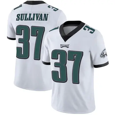 Men's Limited Tre Sullivan Philadelphia Eagles White Vapor Untouchable Jersey