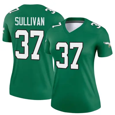 Women's Legend Tre Sullivan Philadelphia Eagles Green Kelly Alternate Jersey