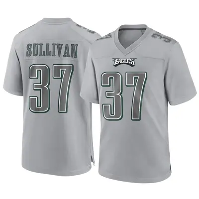 Youth Game Tre Sullivan Philadelphia Eagles Gray Atmosphere Fashion Jersey